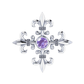 Exquisite symbolism in Croix La Me ’re~ Sterling Silver Pendant TPD355